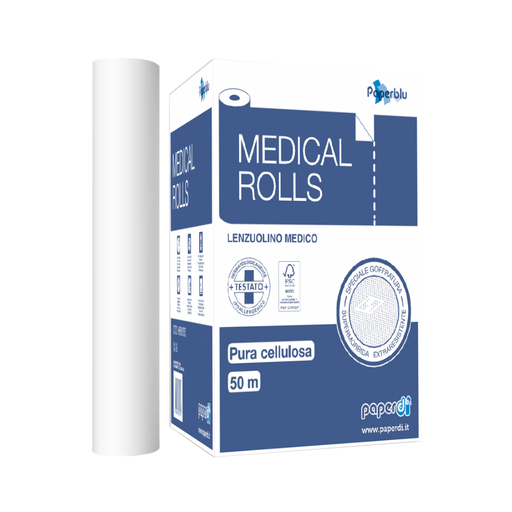 [LI8H060 Paperdi Medical Roll 60mt Pure Pulp Neutral] Paperdi Disposable Fitted Sheets (Old)
