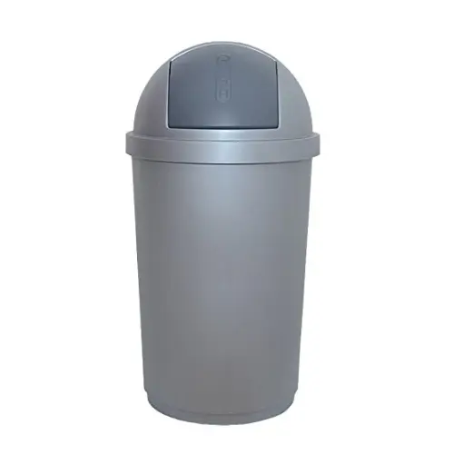 [50L Curver Push Bin Grey] Vepa Push Bin (50L)