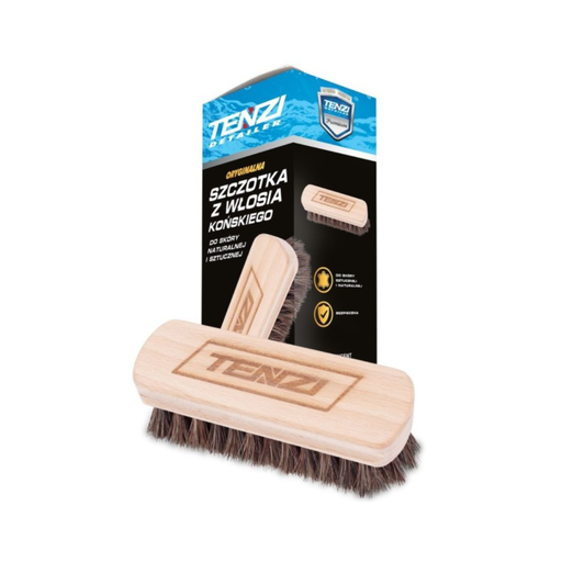 [TP0004A Tenzi Leather Brush-Horse Hair] Tenzi Leather & Upholstery Cleaning Brush