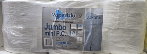 [JL8K050/N Paperdi  JUMBO MINI P.C. 12  ROTOLI] Paperdi Jumbo Super Mini Toilet Paper